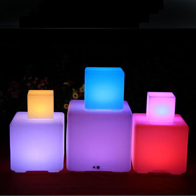 40cm εξωτερικό LED Cube Light Stools επαναφορτιζόμενο ασύρματο για εκδηλώσεις