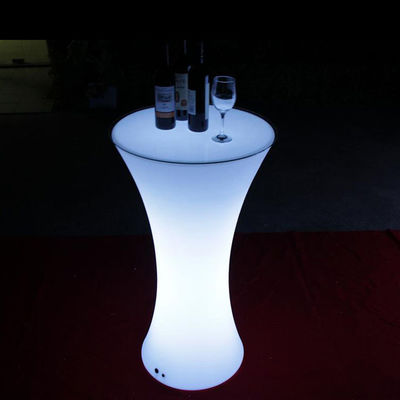 Προσαρμοσμένο φως LED Cocktail Table φωτισμένο επαναφορτιζόμενο