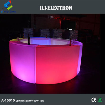 Φωτισμένο Φορητό LED πάγκο counter ελαφρύ κινητό ανθεκτικό σε νερό για εκδηλώσεις