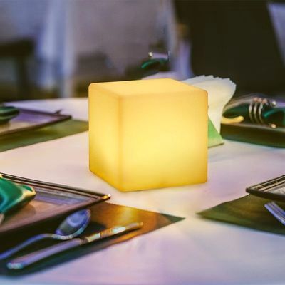 6 ιντσών LED κύβος νυχτερινό φως πολύχρωμα USB φόρτιση ανθεκτικό στο νερό