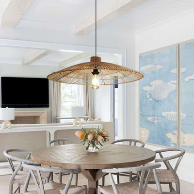 Προσαρμοσμένο Rattan Pendant Light Chandelier για το Homestay Zen Tea Room