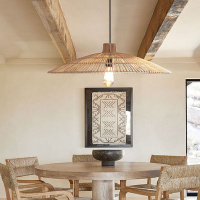Προσαρμοσμένο Rattan Pendant Light Chandelier για το Homestay Zen Tea Room