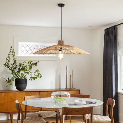 Προσαρμοσμένο Rattan Pendant Light Chandelier για το Homestay Zen Tea Room
