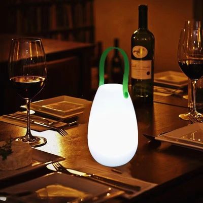2700K CCT πλαστικό LED φορητό λαμπτήρα επαναφορτιζόμενο για εστιατόριο