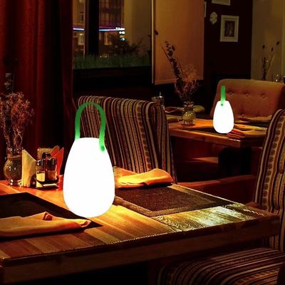 2700K CCT πλαστικό LED φορητό λαμπτήρα επαναφορτιζόμενο για εστιατόριο