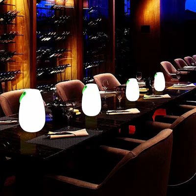 2700K CCT πλαστικό LED φορητό λαμπτήρα επαναφορτιζόμενο για εστιατόριο