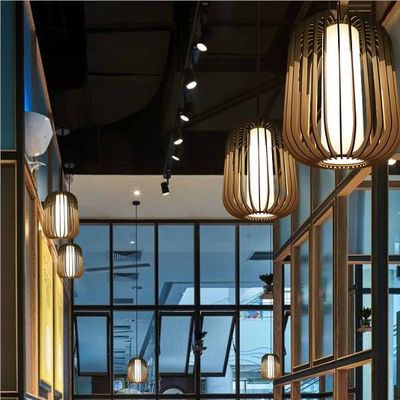Nodic Rattan Pendant Light Chandelier Διακόπτης Ελέγχου για την Οικιακή Διακόσμηση