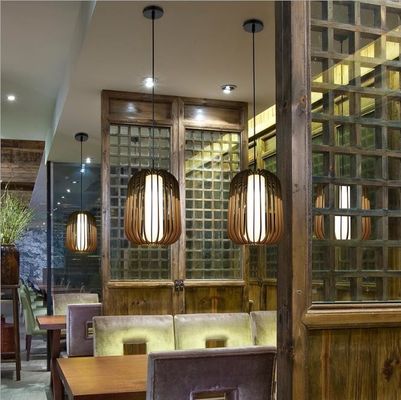 Nodic Rattan Pendant Light Chandelier Διακόπτης Ελέγχου για την Οικιακή Διακόσμηση