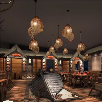 Νοτιοανατολική Ασία πεδίο σαλιγκάρι σχεδιασμό ρουτίνα πολυέλαιο κρεμαστή λάμπα