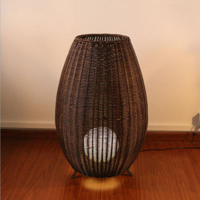 35cm/45cm/78cm/128cm ύψος καλλιτεχνικές λάμπες στάθμευσης λάμπες δαπέδου από ράταν