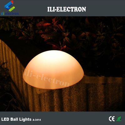 PE πλαστικό LED ημισφαίριο φως επαναφορτιζόμενο για χριστουγεννιάτικη διακόσμηση