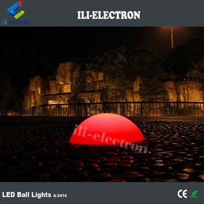 PE πλαστικό LED ημισφαίριο φως επαναφορτιζόμενο για χριστουγεννιάτικη διακόσμηση