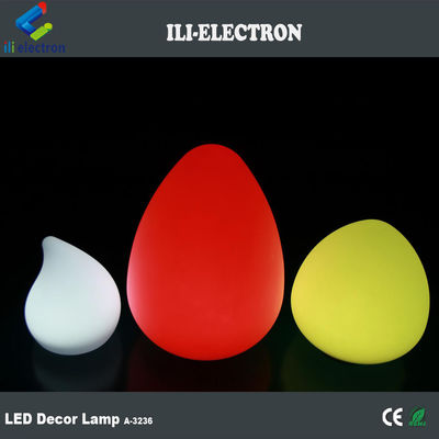 Φώτα LED πλαστικού εξωτερικού σε σχήμα αυγού 4400mah με στυλ Waterdrop