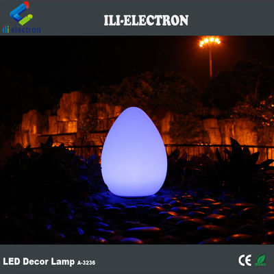 Φώτα LED πλαστικού εξωτερικού σε σχήμα αυγού 4400mah με στυλ Waterdrop