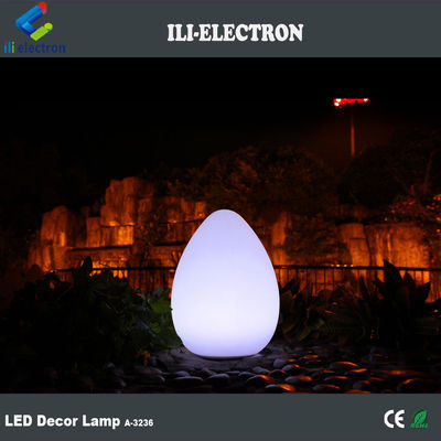 Φώτα LED πλαστικού εξωτερικού σε σχήμα αυγού 4400mah με στυλ Waterdrop