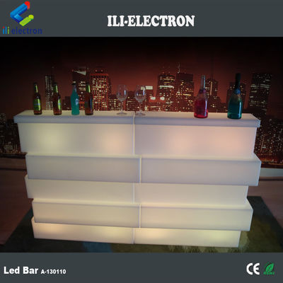 Πλαστικό LED Mobile Bar Table 16 χρώματα Αλλακτική ανθεκτικότητα στο νερό