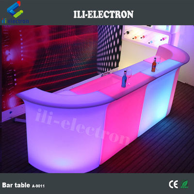 Σύγχρονο LED Bar Counter φωτισμένο Led πλαστικό σαλόνι / εστιατόριο