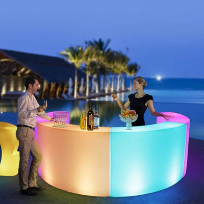 Προσαρμοσμένο LED Round Bar Counter φωτισμένο IP65 ανθεκτικό στο νερό