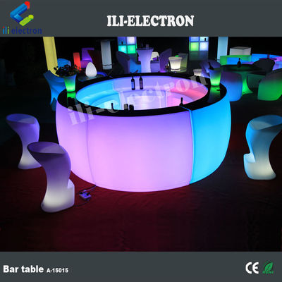 Προσαρμοσμένο LED Round Bar Counter φωτισμένο IP65 ανθεκτικό στο νερό