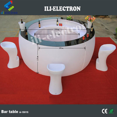 Προσαρμοσμένο LED Round Bar Counter φωτισμένο IP65 ανθεκτικό στο νερό