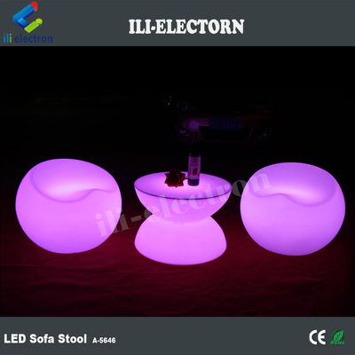 Μπαρ κήπου πλαστικό LED Light Up έπιπλα τραπέζι σκαμνί αδιάβροχο