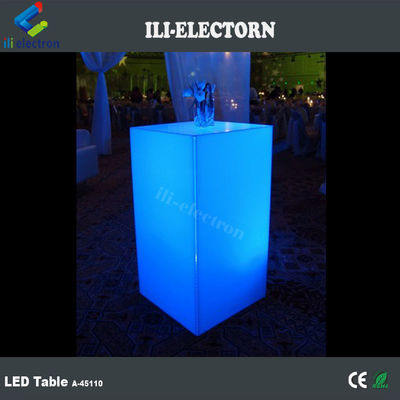 Σύγχρονα τραπέζια έπιπλα με φωτεινή LED RGB με επαναφορτιζόμενη μπαταρία λιθίου