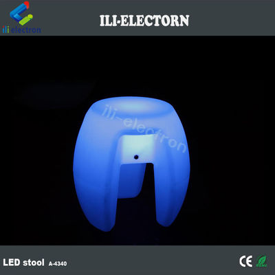 Πολυχρωματικά έπιπλα με λάμψη LED, μπαρ, φωτισμένο σκαμνί επαναφορτιζόμενο
