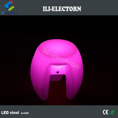 Πολυχρωματικά έπιπλα με λάμψη LED, μπαρ, φωτισμένο σκαμνί επαναφορτιζόμενο
