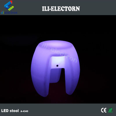 Πολυχρωματικά έπιπλα με λάμψη LED, μπαρ, φωτισμένο σκαμνί επαναφορτιζόμενο