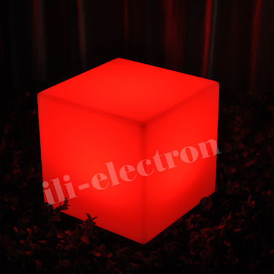 PE πλαστικό που αλλάζει χρώμα φωτισμένο Solid LED Glow Cubes