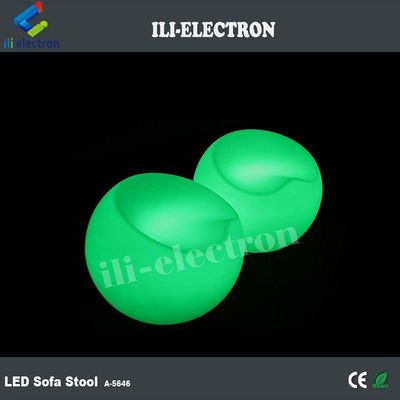 πλαστική καρέκλα μπαρ με LED, λάμψη καρέκλας