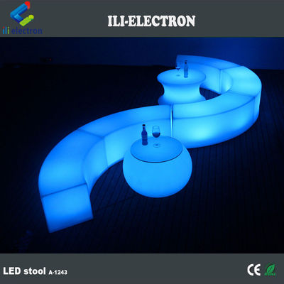 φθηνά πλαστικά έπιπλα με LED / πλαστικά έπιπλα με LED φως / καρέκλες μπαρ με LED