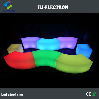 φθηνά πλαστικά έπιπλα με LED / πλαστικά έπιπλα με LED φως / καρέκλες μπαρ με LED