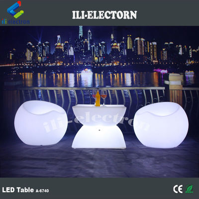 Μεταφορτωτό τραπέζι μπαρ με LED/Τεχνητή διακόσμηση τραπεζιού με μπαταρία/Μοντέρνο φωτισμό τραπεζιού με LED