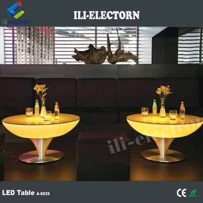 Στυλ Ρομαντικό Στυλάτο Led Bar Στρογγυλό Κοκτέιλ Τραπέζι IP54 PE υλικό