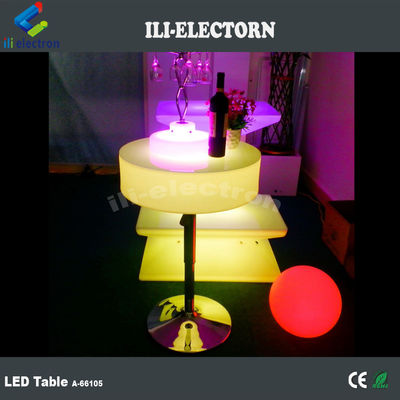 Επικεφαλής μπαρ έπιπλα Led Cocktail Table ορθογώνιο Αδιάβροχο
