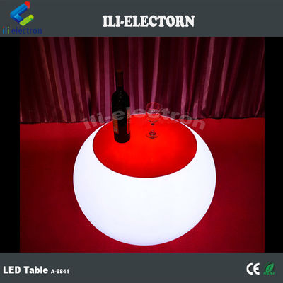 επαναφορτιζόμενα έπιπλα LED στρογγυλό τραπέζι καφέ για κήπο