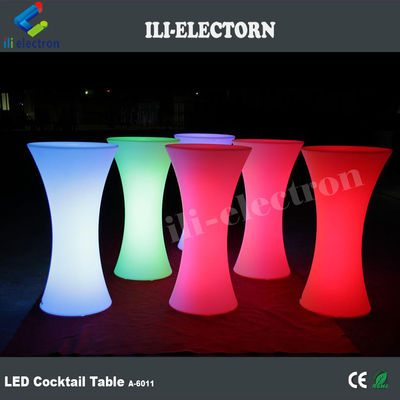 IP 65 PE πλαστικό κήπο RGB led φωτισμένο τραπέζι cocktail για πάρτι και εκδήλωση