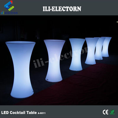 IP 65 PE πλαστικό κήπο RGB led φωτισμένο τραπέζι cocktail για πάρτι και εκδήλωση