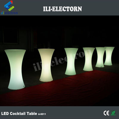 IP 65 PE πλαστικό κήπο RGB led φωτισμένο τραπέζι cocktail για πάρτι και εκδήλωση