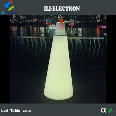 RGB αλλαγή χρώματος LED τραπέζι μπαρ, μοντέρνο λαμπερό τραπέζι κοκτέιλ