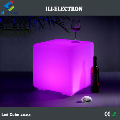 Υλικό PE LED κύβος καθίσματος για διακόσμηση LED κύβος τραπέζι