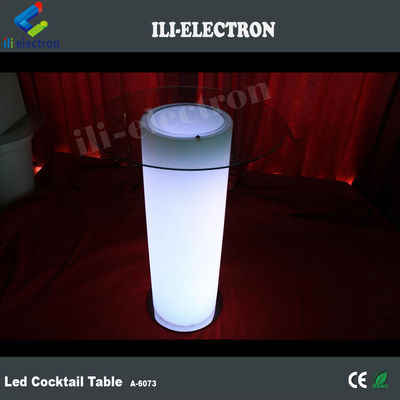 Πίνακας μπαρ με γυαλί led, τραπέζι κοκτέιλ για πάρτι