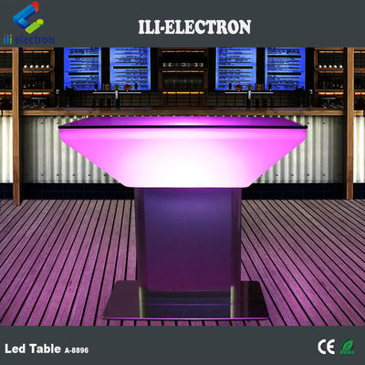 Επαναφορτιζόμενο πλαστικό τραπέζι με LED