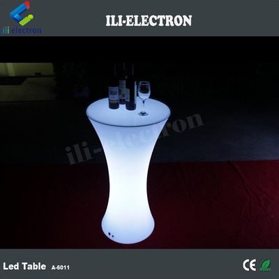 Πλαστικό έπιπλα μπαρ Led Cocktail Table 50000 ώρες διάρκεια ζωής της μπαταρίας