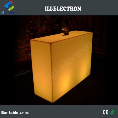 Εμπορικός φωτεινός LED πάγκος μετρητής, ορθογώνιο LED λάμψη τραπέζι Αδιάβροχο