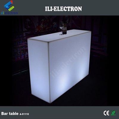 Εμπορικός φωτεινός LED πάγκος μετρητής, ορθογώνιο LED λάμψη τραπέζι Αδιάβροχο