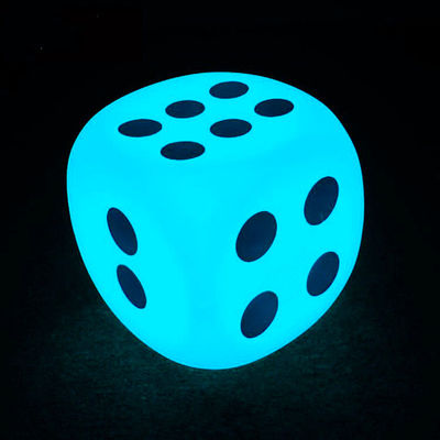 Φωτισμένο εξωτερικό LED Cube Light Dice Style 15cm 20cm 30cm IP65 Αδιάβροχο για εξωτερικές εκδηλώσεις
