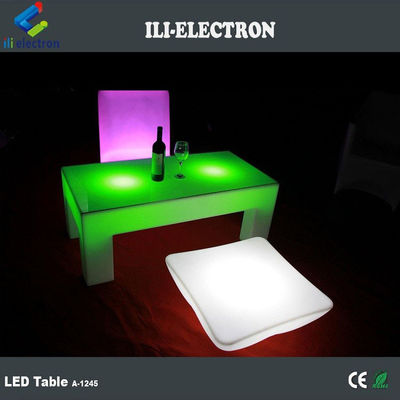 4 πόδια LED φωτεινό τραπέζι κοκτέιλ, 16 χρώματα αλλαγή LED λάμψη τραπέζι τηλεχειριστήριο