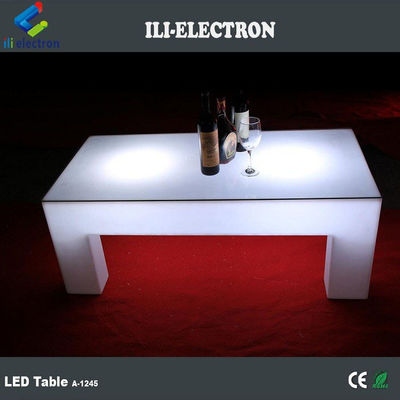 4 πόδια LED φωτεινό τραπέζι κοκτέιλ, 16 χρώματα αλλαγή LED λάμψη τραπέζι τηλεχειριστήριο